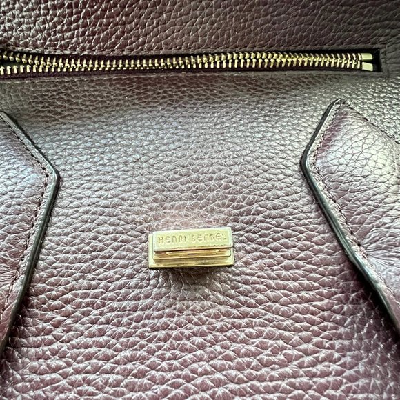 Plum Leather Henri Bendel Tote/Backpack - Picture 7 of 10